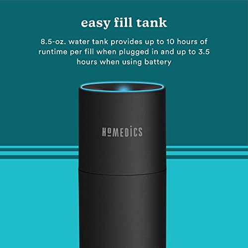 Portable Cool Mist Humidifier with Color-Changing Light