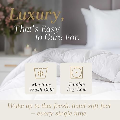 Cooling Bamboo Viscose Duvet Insert - King/Cal King Down Alternative Comforter