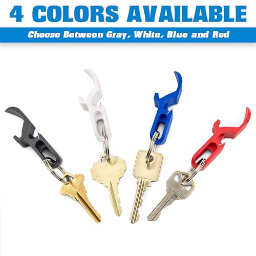 GoPong Ultimate Beer Shotgun Keychain Opener 10 Pack - Gray Party Favors
