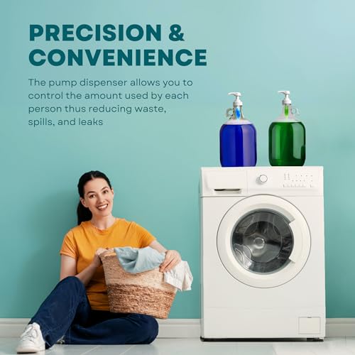 1-Gallon Bottle Pump Dispenser - Heavy-Duty Leak-Proof for 38/400 Bottles