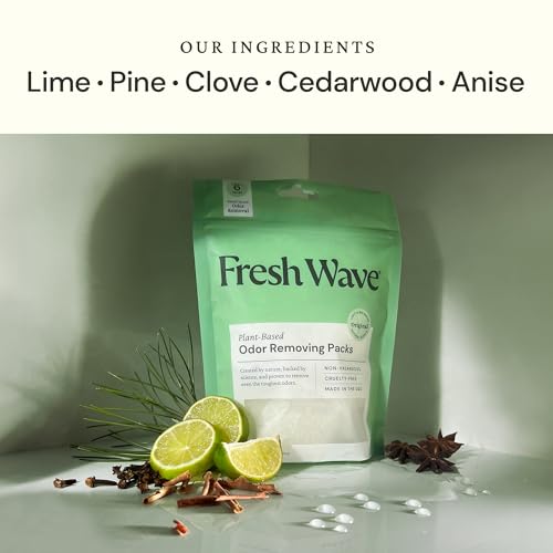 Plant-Based Odor Eliminator Packs - Natural Closet Deodorizer (6-Pack)