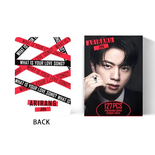 Collectible Photocard and Sticker Set - 127 Piece Fan Collection Kit
