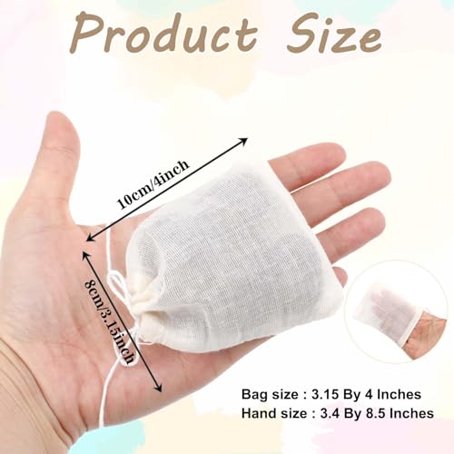 30pcs Small Organza Drawstring Bags, 8x10cm Mesh Pouches for Sachets