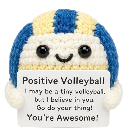 Handmade Crochet Volleyball Doll Emotional Support Gift for Players