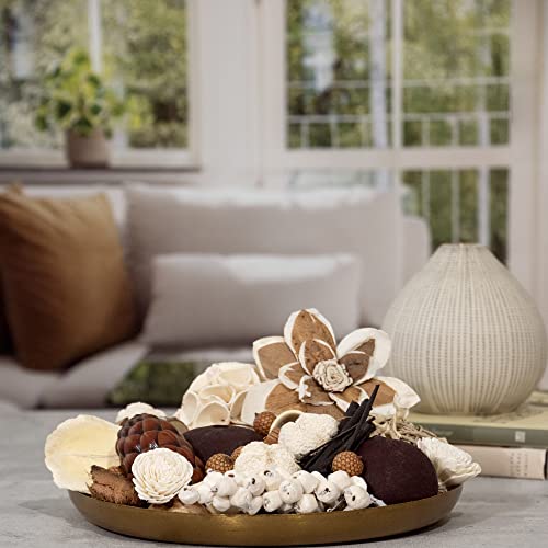 Coconut Sandalwood Scented Potpourri Decorative Vase and Bowl Filler