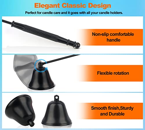 Candle Snuffer with Long Handle – Stainless Steel Flame Extinguisher