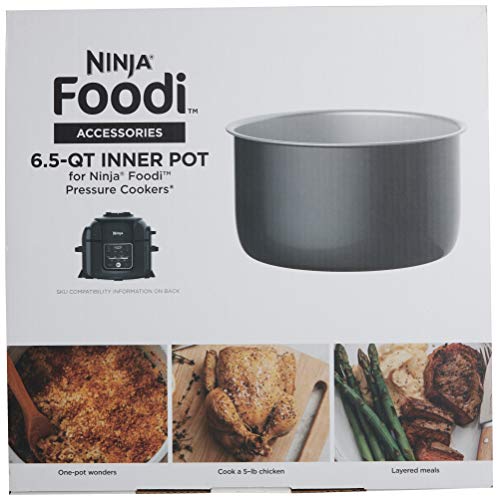 Ninja Foodi 6.5-Quart Ceramic Nonstick Inner Pot - Dishwasher Safe, Compatible with All Ninja Foodi 6.5 Qt. Models