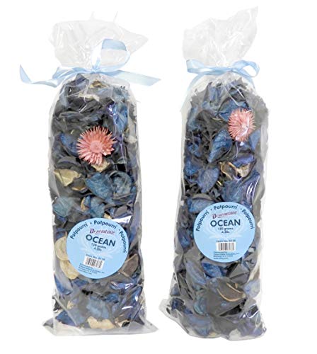 Ocean Scented Potpourri - 2 Pack Dried Botanical Blend for Home Decor