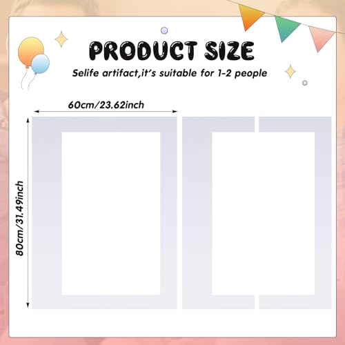 32 x 24 Inch DIY Photo Booth Frame Prop for Party Decorations