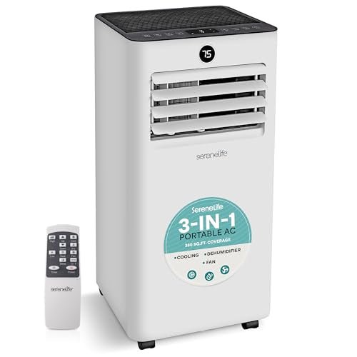 8000 BTU Portable Air Conditioner Small AC Unit with Dehumidifier