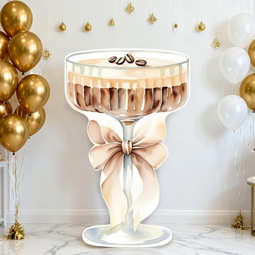 4ft Espresso Martini Cardboard Cutout A Tini Bit Older Birthday Party Decor