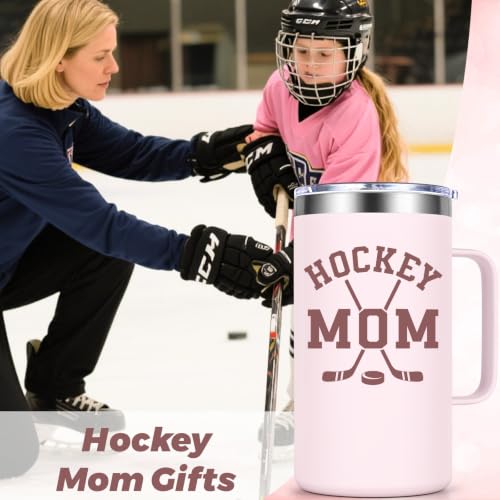 Hockey Mom Gifts 20oz Insulated Coffee Mug - Ice Hockey Mom Variation