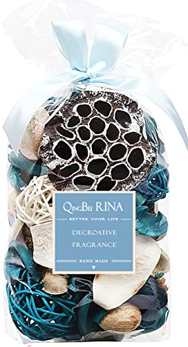 Ocean Scented Potpourri Bowl Filler with Fragrance Oil - 10 oz Beach Decor