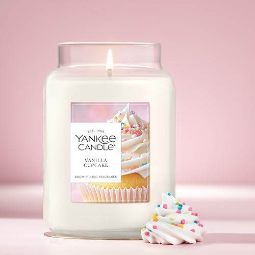 Vanilla Cupcake Scented Candle - 22 oz Large Jar (150 Hour Burn)