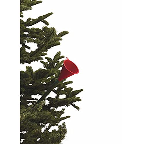 Christmas Tree Watering Funnel - 39-Inch Green Plastic Live Tree Waterer
