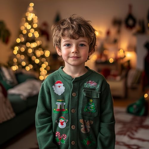 Harsgs 10pcs Christmas Iron-On Patches for Clothes - Holiday Decor Assorted Pack