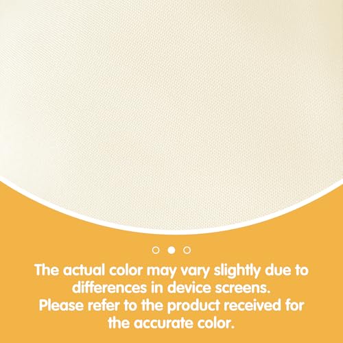 120-Inch Ivory Round Tablecloths 6-Pack - Stain & Wrinkle Resistant Polyester