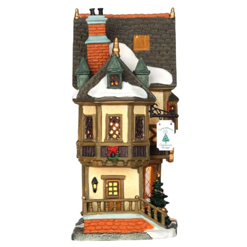 Lemax Christmas Village Tannenbaum Lighted Building with Battery Operation