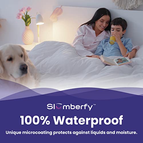 Twin XL Waterproof Bamboo Viscose Mattress Encasement 360° Zipper