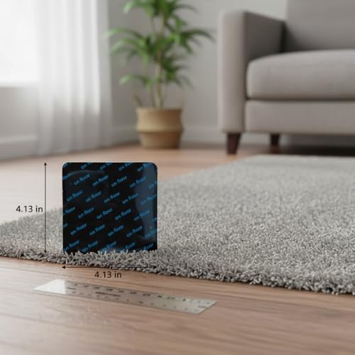 Anti-Slip Rug Grippers for Hardwood Floors - 16 Pack Non-Slip Carpet Corner Tape
