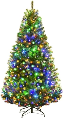 5FT Pre-Lit Artificial Christmas Tree - 150 LED Lights & 600 Branch Tips
