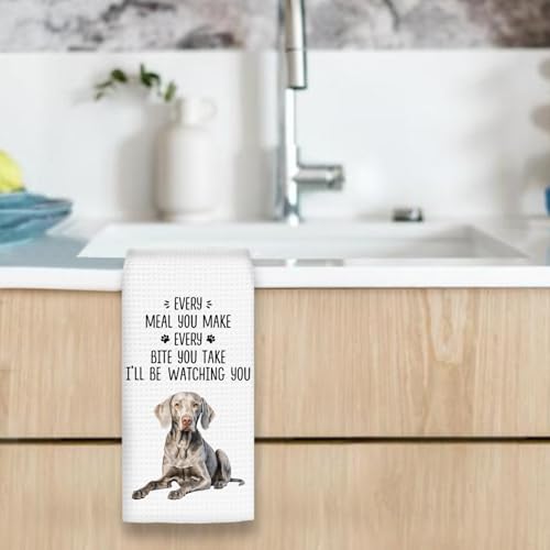 Weimaraner Variation Kitchen Towel 16x24 | OINDADE Weimaraner Gifts for Dog Lovers