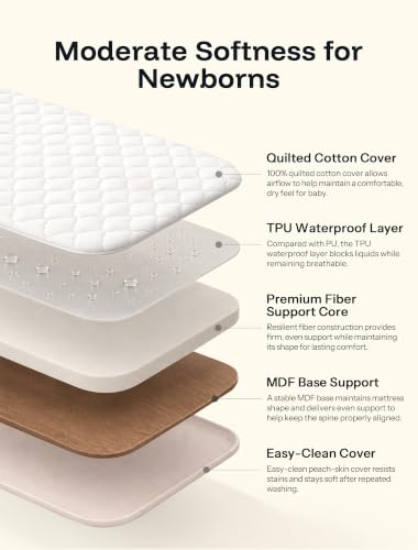 3-in-1 Bedside Sleeper Rocking Bassinet with Mesh Sides & Mattress
