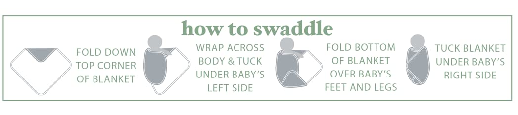 3 Pack Cotton Muslin Swaddle Blankets for Baby, 40" x 36", Lightweight, Breathable, Tan, (Little Me Bingle Bear)
