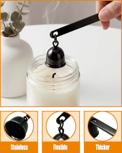 5-in-1 Candle Accessory Set - Rechargeable Lighter, Wick Trimmer, Snuffer & Dipper