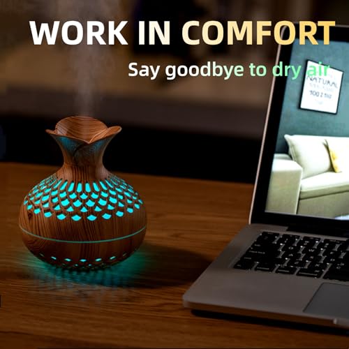 Mini USB Flower Humidifier 300ml Desktop Desk Air Humidifier