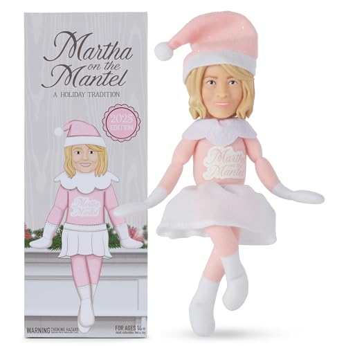 Martha Stewart Martha on a Mantle 12-Inch Holiday Plush Collectible