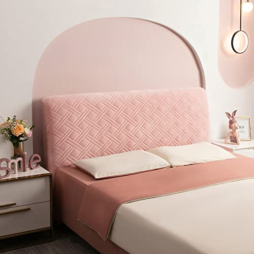 Velvet Bed Headboard Slipcover - Washable Dustproof Protector