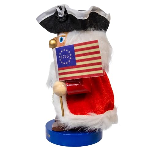 America 250th Anniversary Patriotic Nutcracker Figurine, 7.7" Table Decor