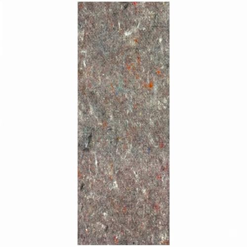3' x 7' Non-Slip Rug Pad, 1/4 Inch Thick Dual Surface Felt and Rubber Gripper