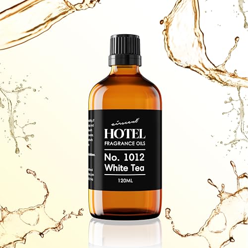 White Tea Hotel Scent Fragrance Oil - 10 mL Dropper Bottle for Diffusers