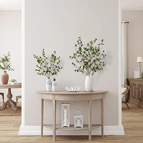 43-Inch Artificial Ficus Branches - 4Pcs Faux Greenery Stems
