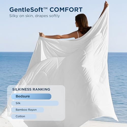 Cooling Comforter Twin Size - GentleSoft Moisture-Wicking Blanket