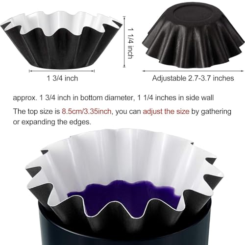 25 Pcs Reusable Silicone Wax Melt Liners for Electric Warmers - Leakproof