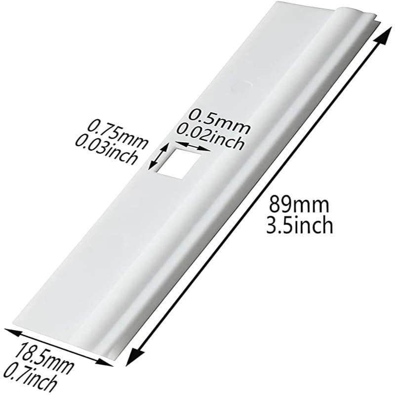 10 Sets Vertical Blind Top Hangers for 3.5 Inch Fabric Vanes