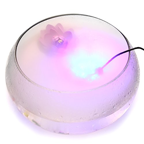 Ultrasonic Mist Maker Fogger with 12 LED Lights for Ponds and Fountains