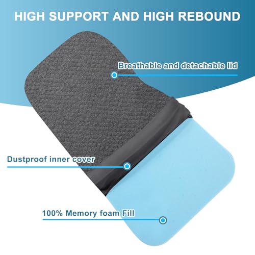 Memory Foam Knee Pillow for Side Sleepers – 4" Height Leg Support