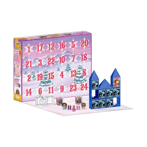 24-Day Princess Mini Collectible Figure Advent Calendar Countdown Set