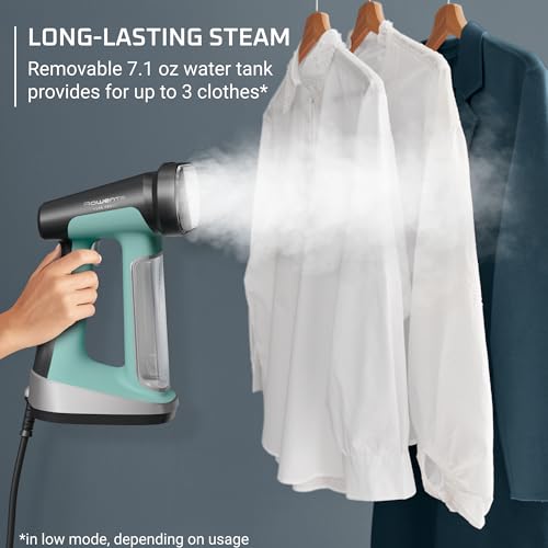 Rowenta Pure Force 2-in-1 Clothes Steamer & Iron 1875W Green DR8822