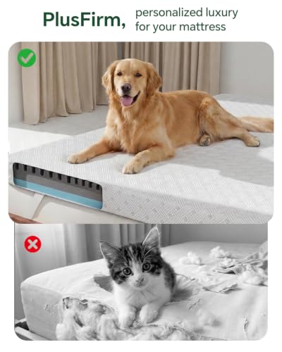 Twin XL Memory Foam Mattress Topper - 3 Inch Cooling Gel Pad