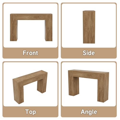 43-Inch Wood Console Table, Modern Farmhouse Entryway & Sofa Table