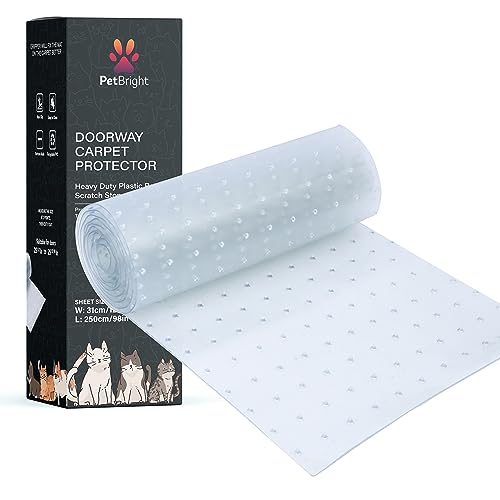 Heavy Duty Doorway Carpet Protector - 8.2Ft Non-Slip Pet Scratch Guard