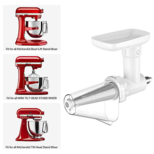 2-in-1 Food Grinder and Vegetable Strainer Attachment for Stand Mixers