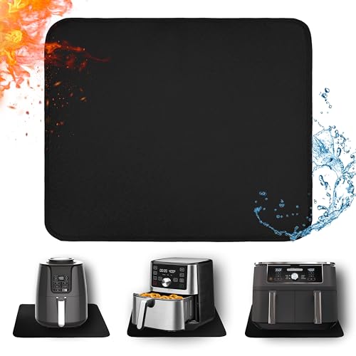 Heat Resistant Countertop Mat for Air Fryer, 18 x 15 Inch Fireproof Pad