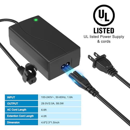 29V 2A Universal Power Recliner Adapter with 2-Pin Connector