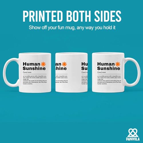Inspirational Coffee Mug - Human Sunshine Definition - Premium Ceramic Gift